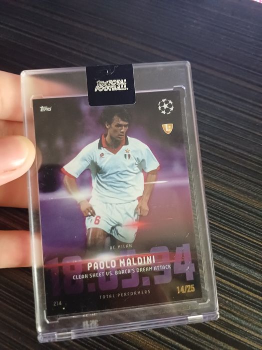 Paolo Maldini Ac Milan /25 card