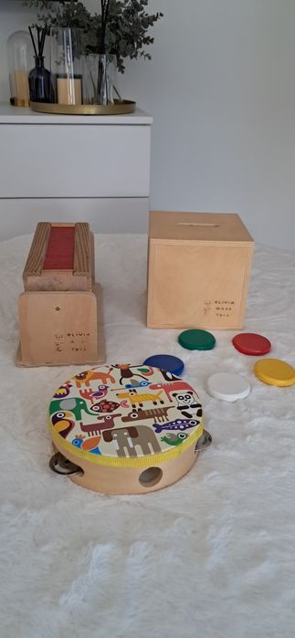 Jucarii Montessori Olivia Wooden Toys Tamburina