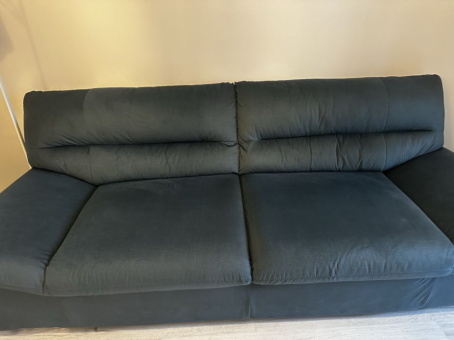 Vand Canapea 3 locuri RAMSEY L.231 l.100 H.87 Stofa verde