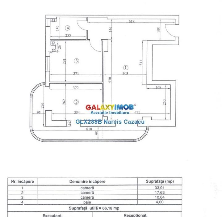 Vanzare Apartament 3 camere etaj 5 ,centrala termica,bloc din 2010