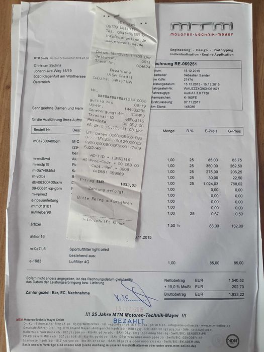 Soft mtm 3.0 tfsi