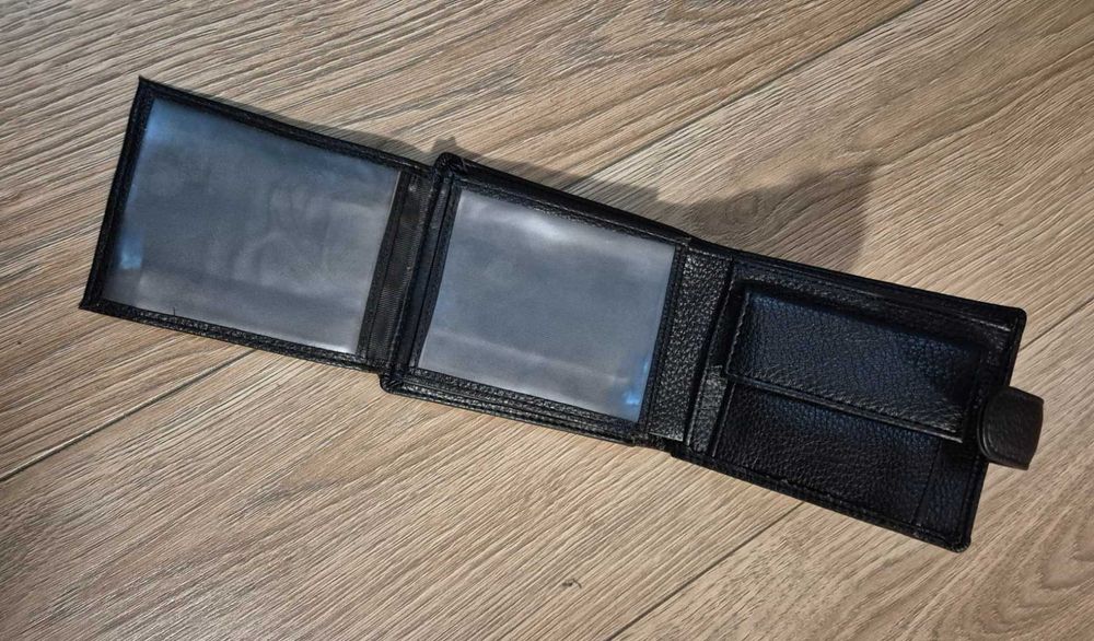 Стилен портфейл естествена кожа