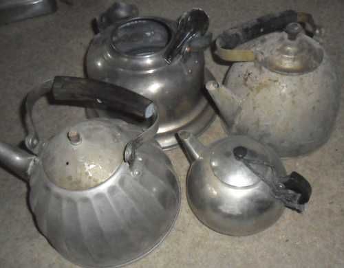 Старинный медный комплект 15 предметов для плова