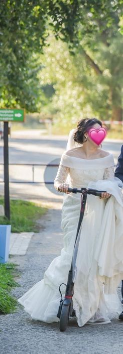 Шикарное свадебное платье