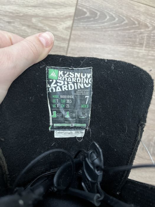 Boots snowboard marime 39.5 K2 25cm