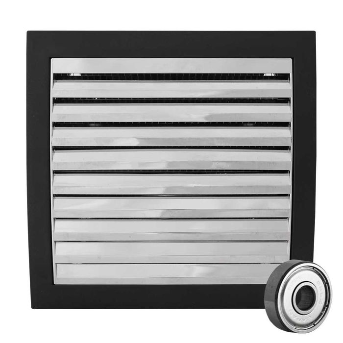 Вентилатор за баня LUX CHROME ф100 клапа 110 куб тих влагоуст ММоторс