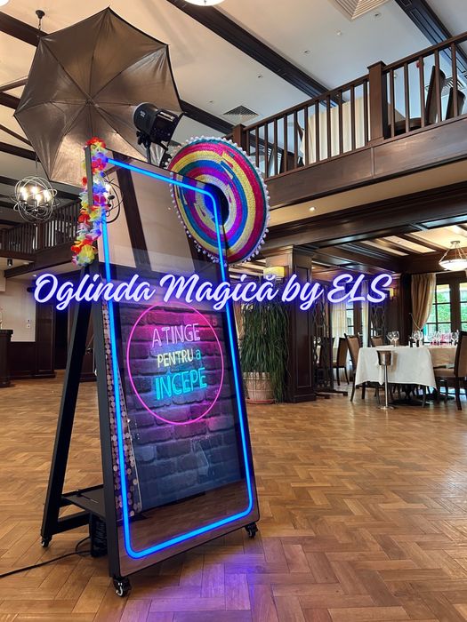 Oglinda Magica Fum Greu Cabina Foto Guestbook Audio Baloane Fum