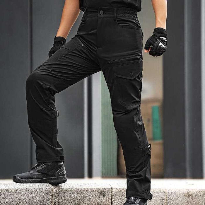 Pantaloni Moto Motowolf cu Protecții Level 1 și Material Elastic