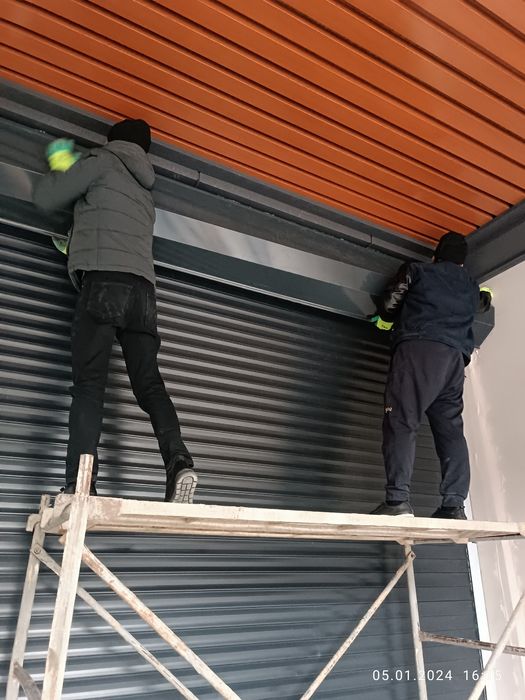 Рольставни, Автоматический ворота, Rolstavni darvoza, Секционный ворот