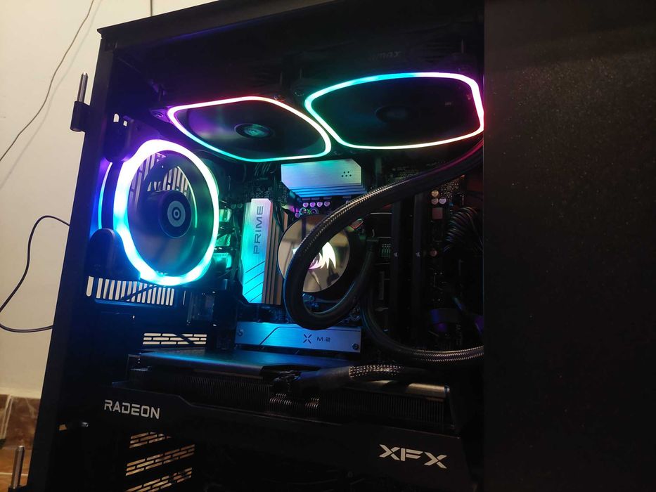 PC gaming Ryzen 9600X RX 9060 XT 16GB 32GB DDR5 garanție