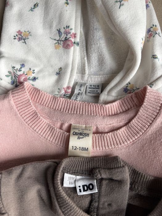 Продаются 5 теплые кофточки для девочки 1 год