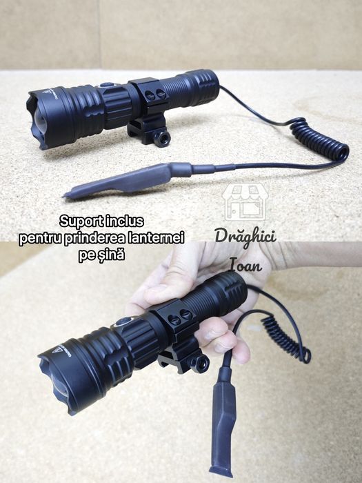 Lanterna EXPERT VANATOR led PM20 LASER -Kit vanatoare lanterna pt arma