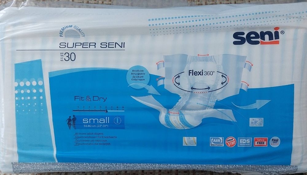 Продам памперсы супер сени, размер 1!