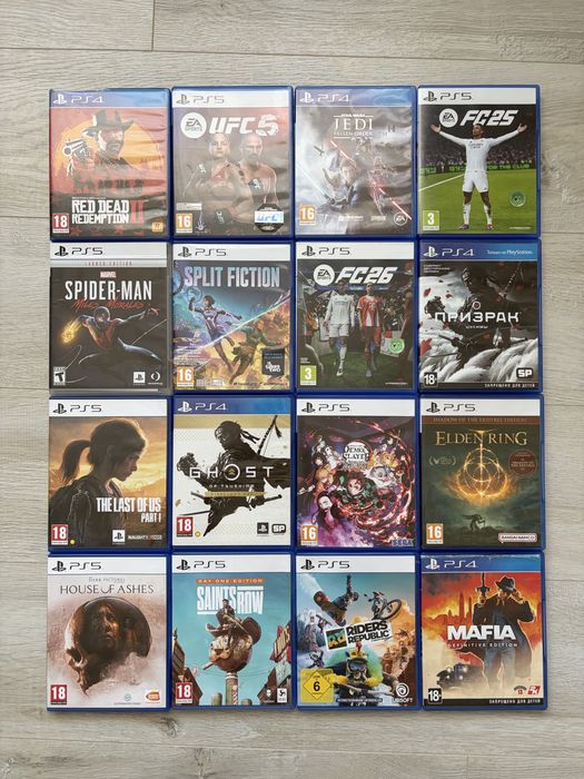 Диски на PS4,5 по дешевой цене