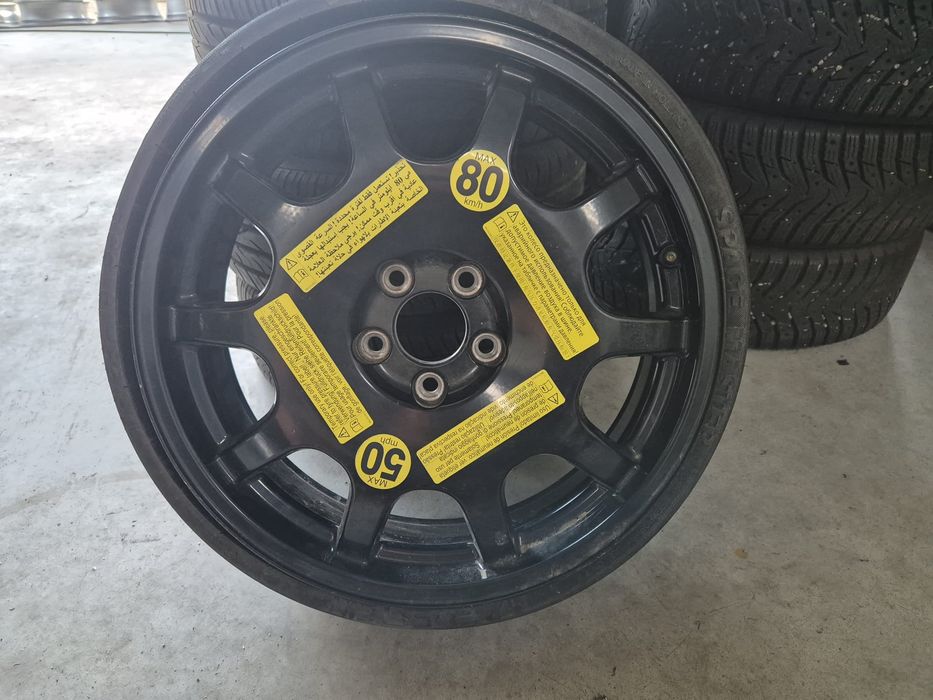 Rezerva slim// roata rezerva 5x112 R19 Audi Mercedes originala
