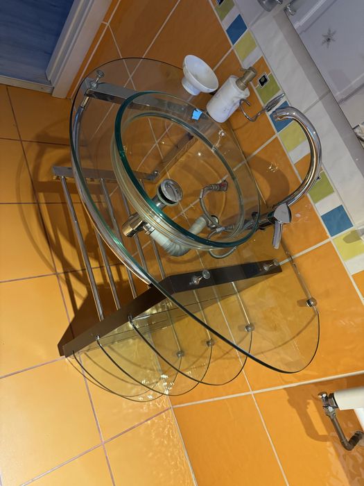 Chiuveta sticla + oglinda