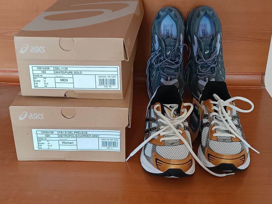 Маратонки Asics два чифта N 37 нови