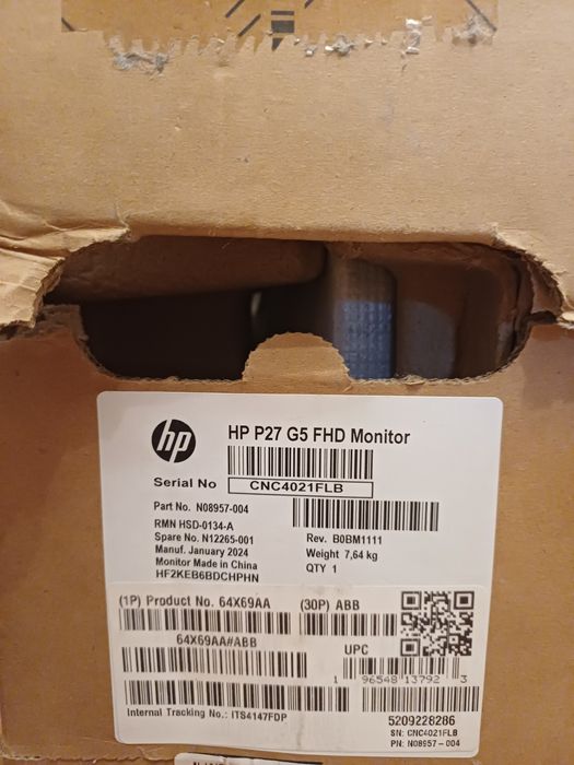 Monitor Led HP P27 G5