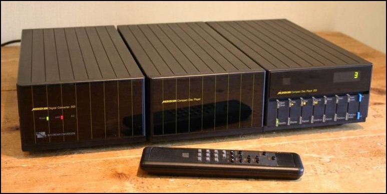 Meridian 200 CD player transport+ Meridian 203 DAC+дистанционно