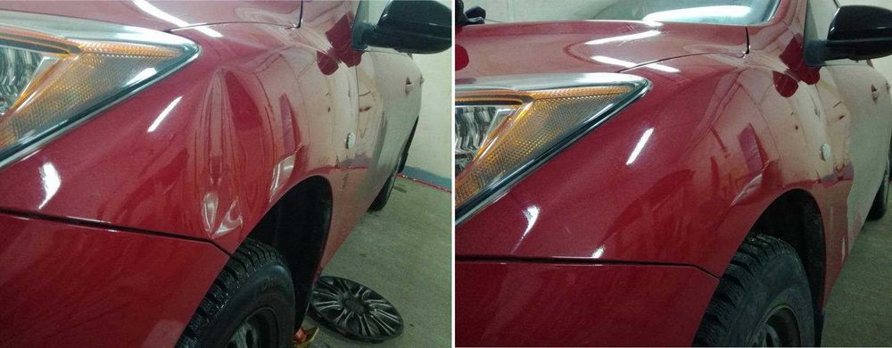 Ремонт вмятин - удаление вмятин PDR