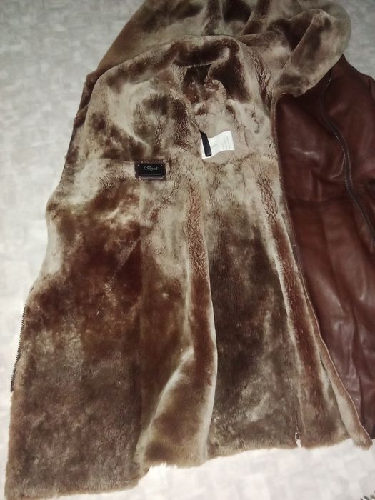 Продам дублёнку кожаную детскую