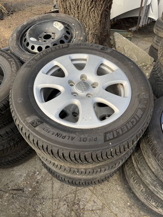 Jante/Roti Audi Q7  2010 R17 in stare foarte buna anvelope ca noi