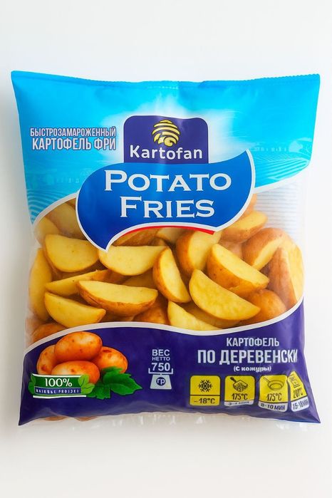 Kartoshka fri kg rami 25 000 upakovda 2.5 kg bóldi . karopkada 10 kg