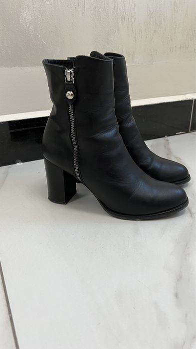 Ботильоны женские кожаные