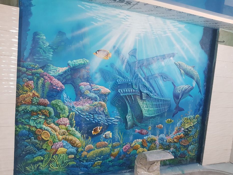 Rassom.Рассом.Художник.Devorga rasm chizish.Роспись стень.3D Stret art