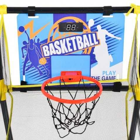 Баскетболен кош с мрежа и електронно табло