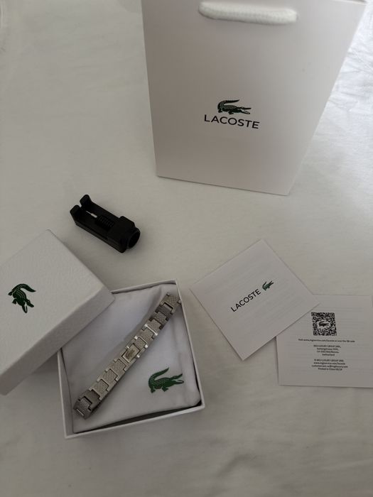 Чисто нова мъжка гривна Lacoste – пълен комплект