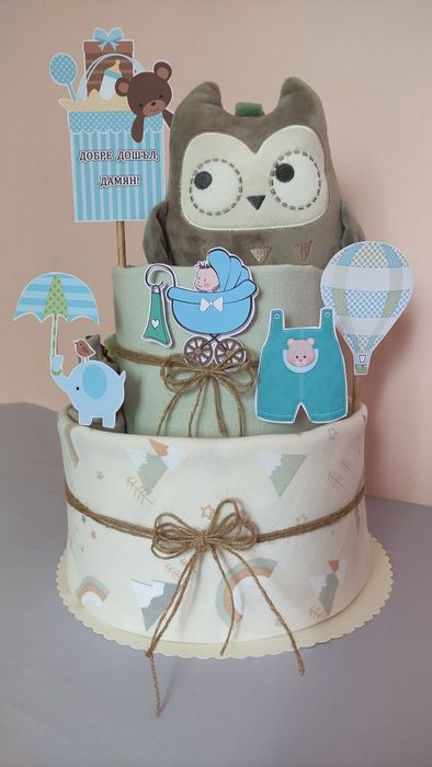 Торта от памперси