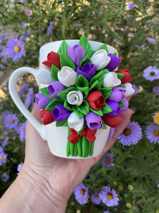 Cani decorate cu lut polimeric