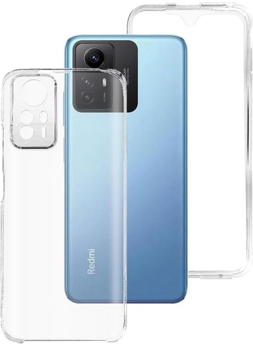 Прозрачен 360° Градуса Кейс за Xiaomi Redmi Note 12s