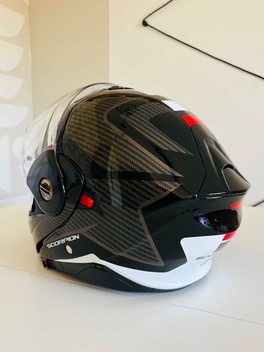 Scorpion ADX-2 CAMINO Black/Silver/Red XL