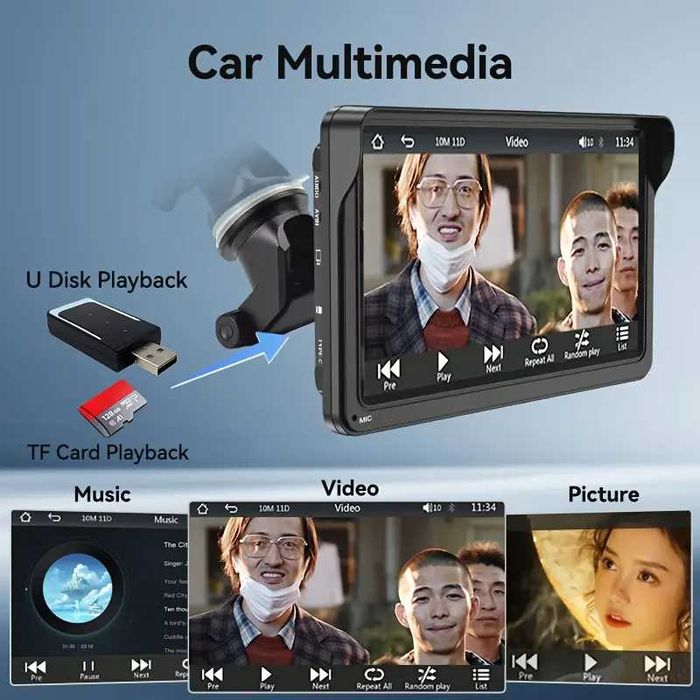 Мултимедия за кола Venbes 7 инча