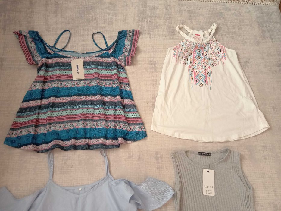 14 нови тениски и потници по 4лв. Waikiki