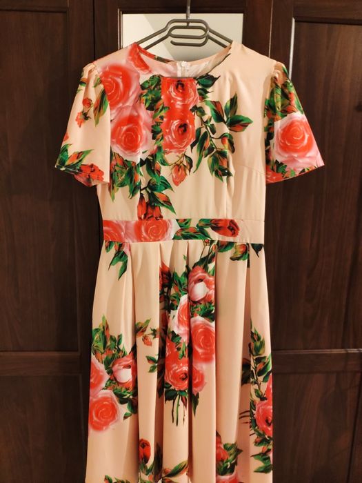 Rochie midi inflorata