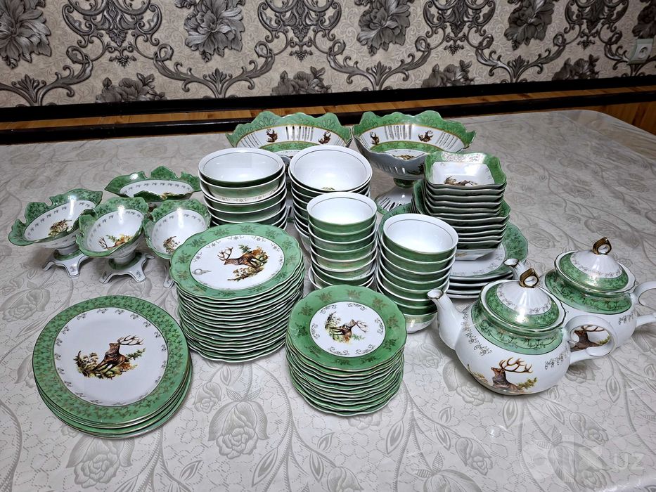 Элитный чешский фарфоровый сервиз