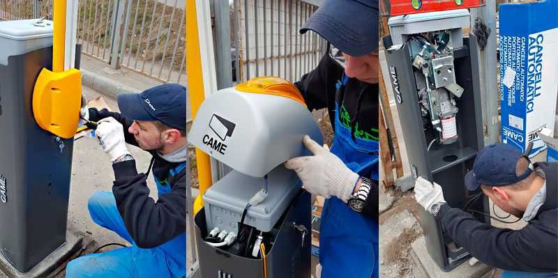 Обслуживание шлагбаумов