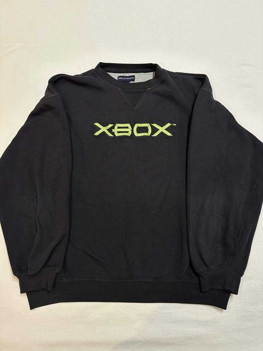 Винтидж спортна блуза (суичър без качулка) Xbox с бродерия