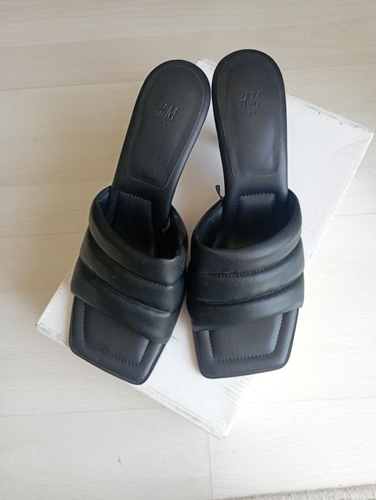 Нови сандали - чехли, черни, 38 номер