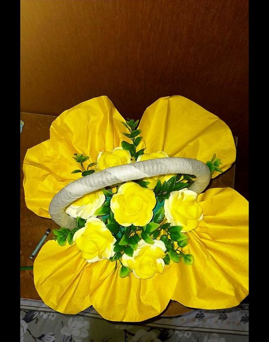 Цветы в корзине (пишите в тг)