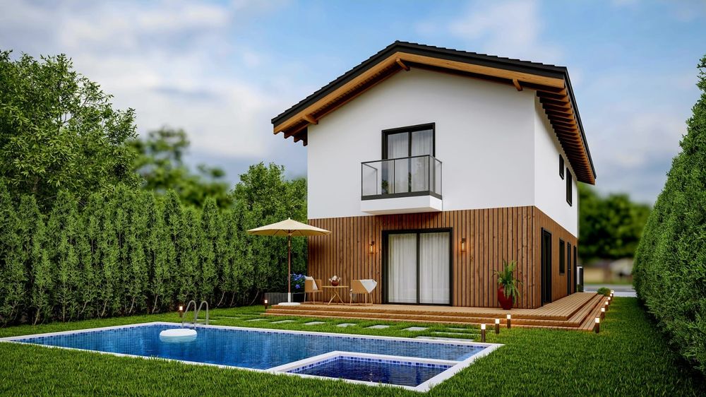 От собственик: Нова модерна къща "до ключ" в с. Пчелище – дом, проекти