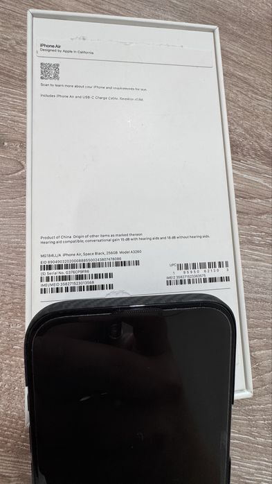 Iphone Air 17 (256gb)