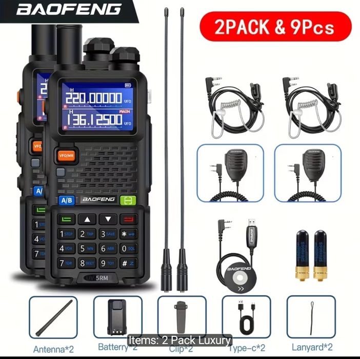 Baofeng UV-5RM  10W уоки-токи  аварийно радио
