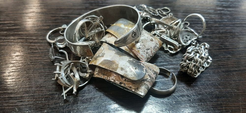 Лом серебра 925 пробы