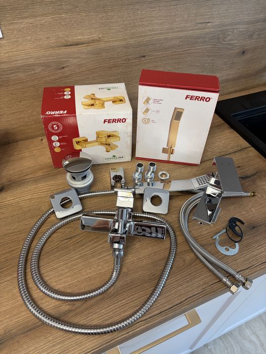 Baterie dus + lavoar noi