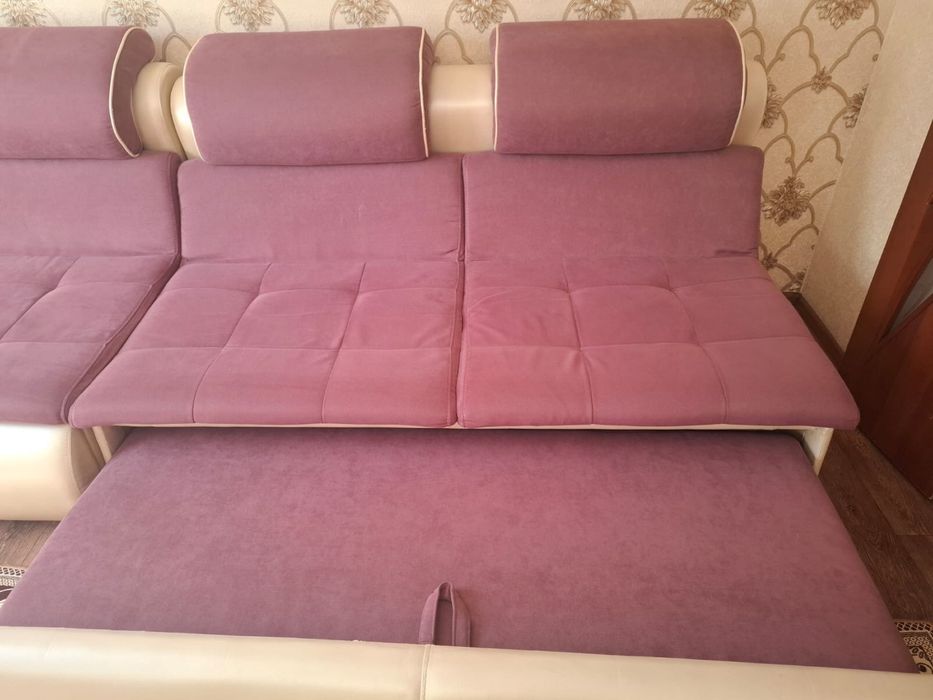 Раскладной диван с креслом