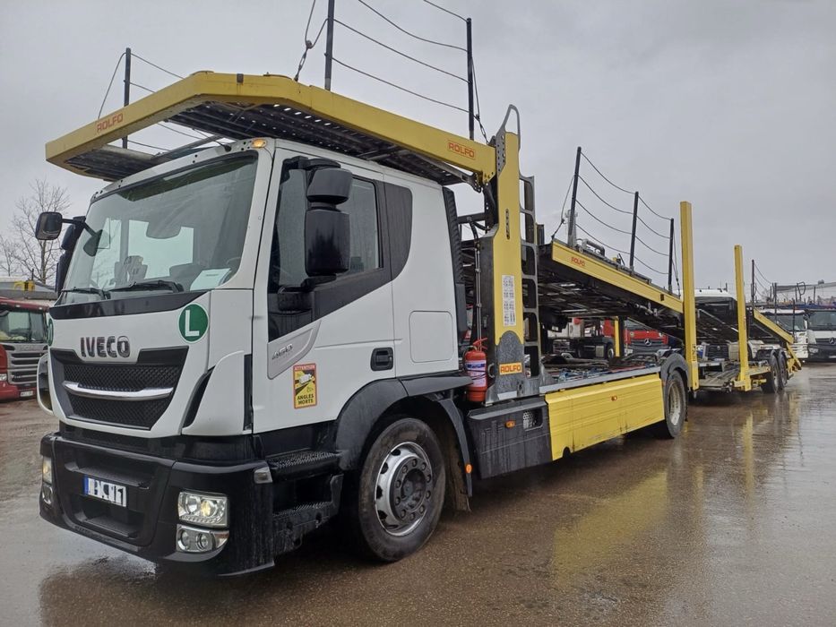 TRANSPORTOR auto Iveco stralis 460 euro6 an 2019 + ROLFO 2008